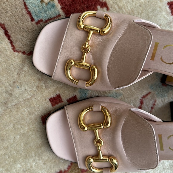 Gucci slides. Beautiful Blush color sold out - Picture 2 of 6